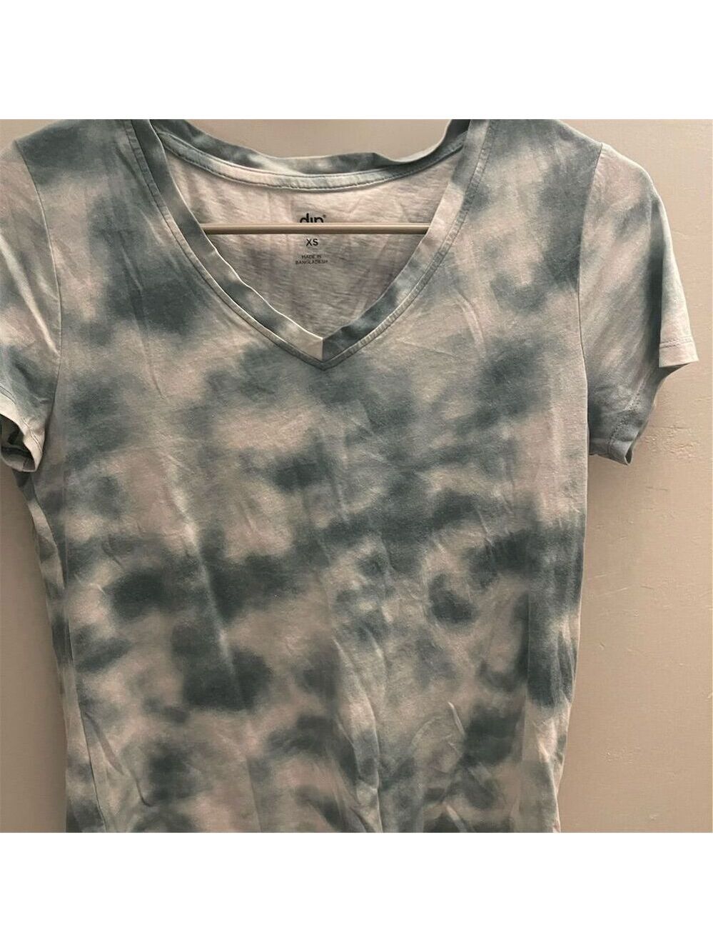 Dip nicely tie-dye tee pretty blue shades light weight